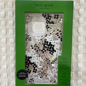 Kate Spade Black and White Confetti Phone Case